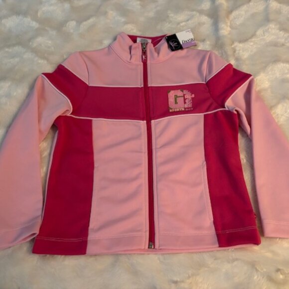 Danskin Now Pink Jacket Girls Size 7/8 NWT - Picture 6 of 15